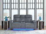 Studio Cave Power Reclining Loveseat with Console