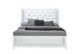 Alina White Bed with LED