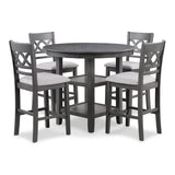 Cori Counter 5 Pc Set-Gray