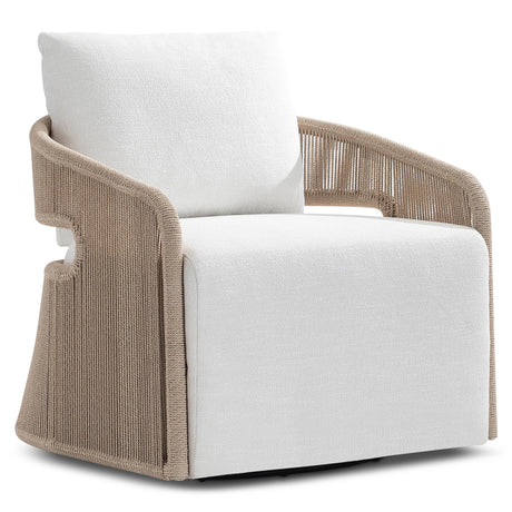 Trellis Outdoor Swivel Chair