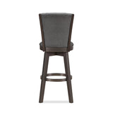 DIVA 30" SWIVEL BAR STOOL-GLITTER GRAY