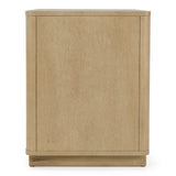 Santa Monica - Modern Natural Oak 3 Drawer Nightstand