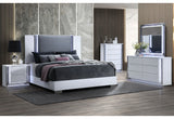 Ylime-Smooth White- Fully Slatted with Vanity Set-N