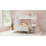Hampton Kids Over Loft with Staircase and Desk with Speaker