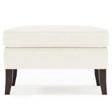 Kingston Leather Ottoman Without Nails