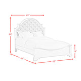 Eastwood Youth UPH Bed in Off-White