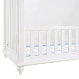 Alana Crib with Guardrails in White
