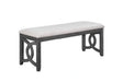 Gia 46" Bench-Gray