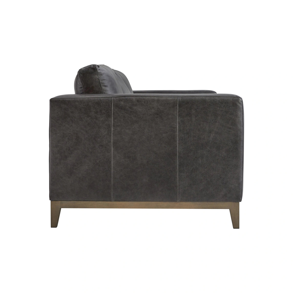 Noel Leather Sofa Without Pillows