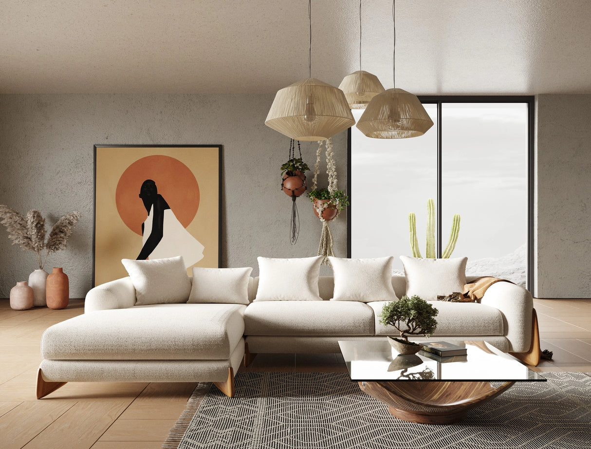 Modrest Fleury Contemporary Sectional Sofa