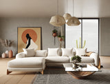 Modrest Fleury Contemporary Sectional Sofa
