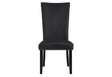 D03 Black Velvet Dining Chair