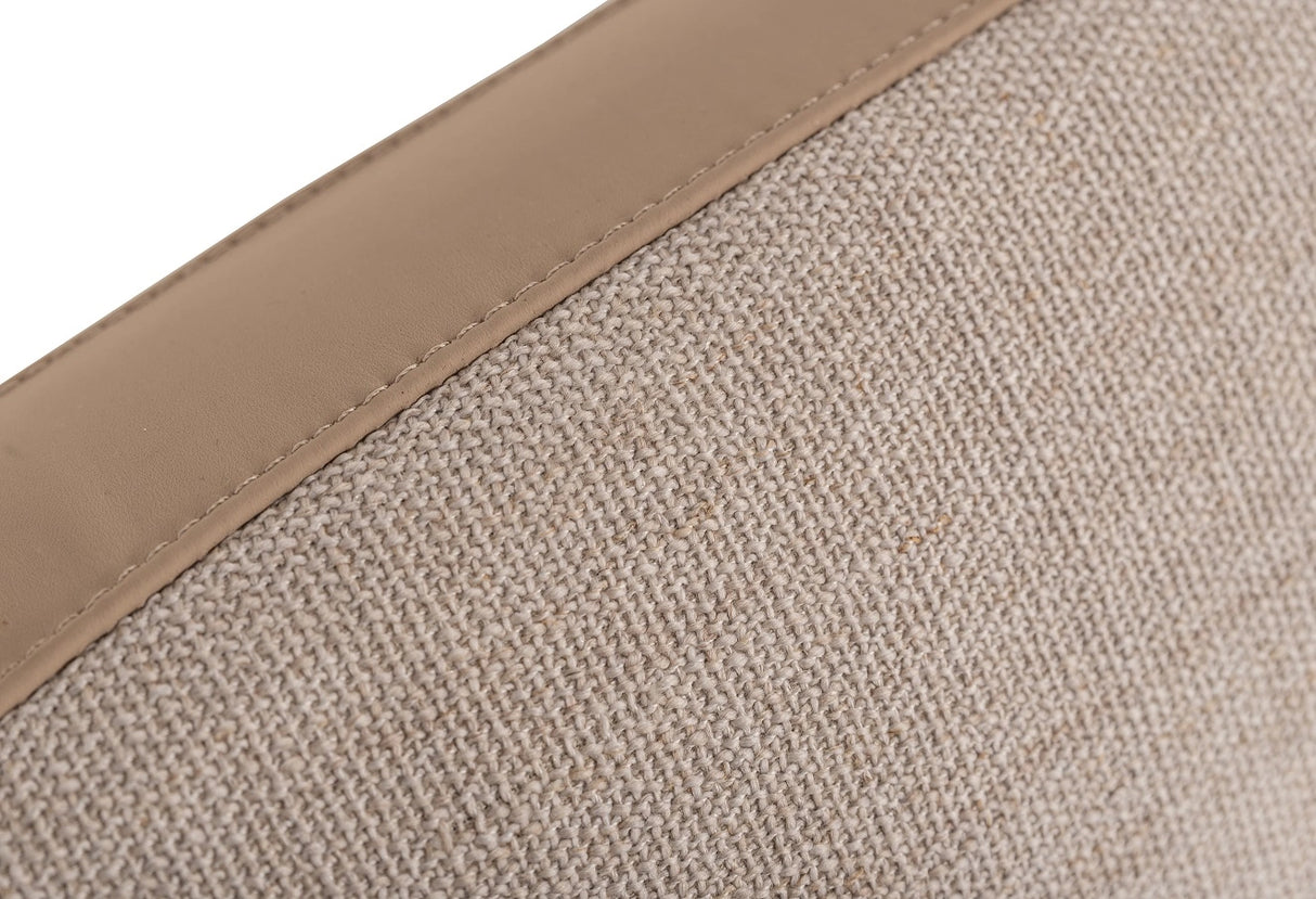 Brittany - Modern Beige Fabric Bed