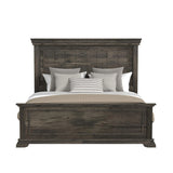 Park Ridge Panel Bed in Charcoal
