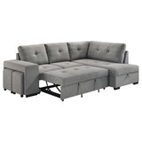 Roanne Pull-Out Sleeper Sectional Sofa