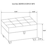 Stonenesse Storage Ottoman