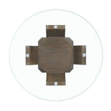 Dapper Round Counter Height Dining Table in Walnut