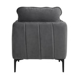 Rae Chair in Lavish 152 Grey Velvet