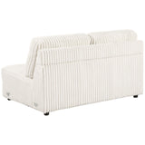 Emberson Upholstered Armless Loveseat Ivory