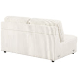 Emberson Upholstered Armless Loveseat Ivory