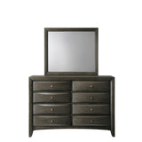 Crown Mark Emily Mirror in Grey
