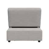 Pluto Chair with kidney pillow, Klik Klak and Pop up in Coronado Grey