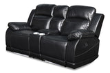 VEGA CONSOLE LOVESEAT - PREMIER BLACK