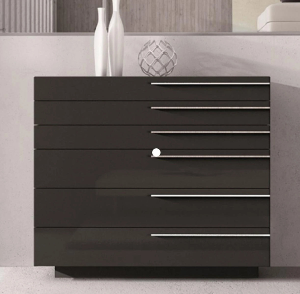J&M Furniture Beja Chiffonier in Black