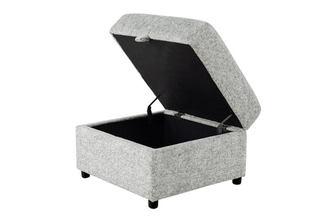 U9401 Nickel Sofa Bed Ottoman with Storage
