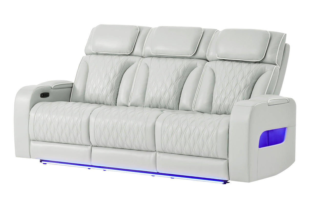 U8611 Blanche Power Reclining Sofa with PHR and LED