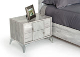 Alexa Italian Modern Grey 4-Piece Bedroom Set