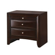 Crown Mark Emily Nightstand in Dark Cherry image