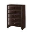 Crown Mark Emily Chest in Dark Cherry image