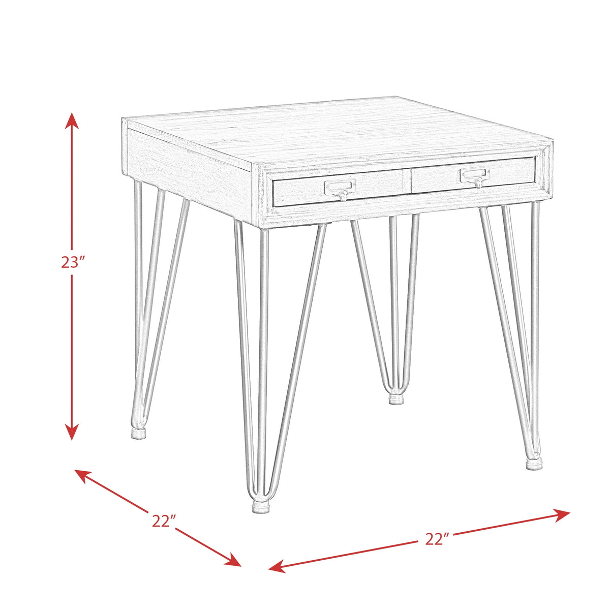 Boone Occasional End Table w/Tray