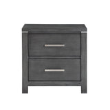 Odessa Nightstand-Charcoal