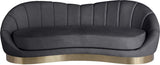 Shelly Grey Velvet Sofa