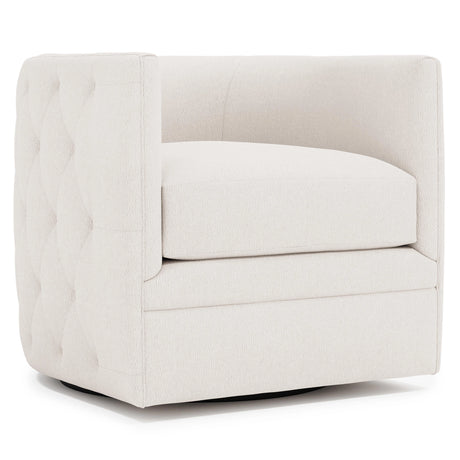 Palazzo Fabric Swivel Chair Without Nails