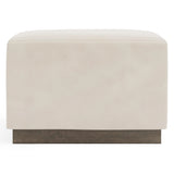 Merino Leather Ottoman