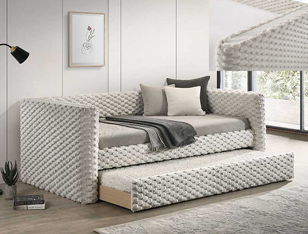 Brielle Daybed Back Rails-White.Dove