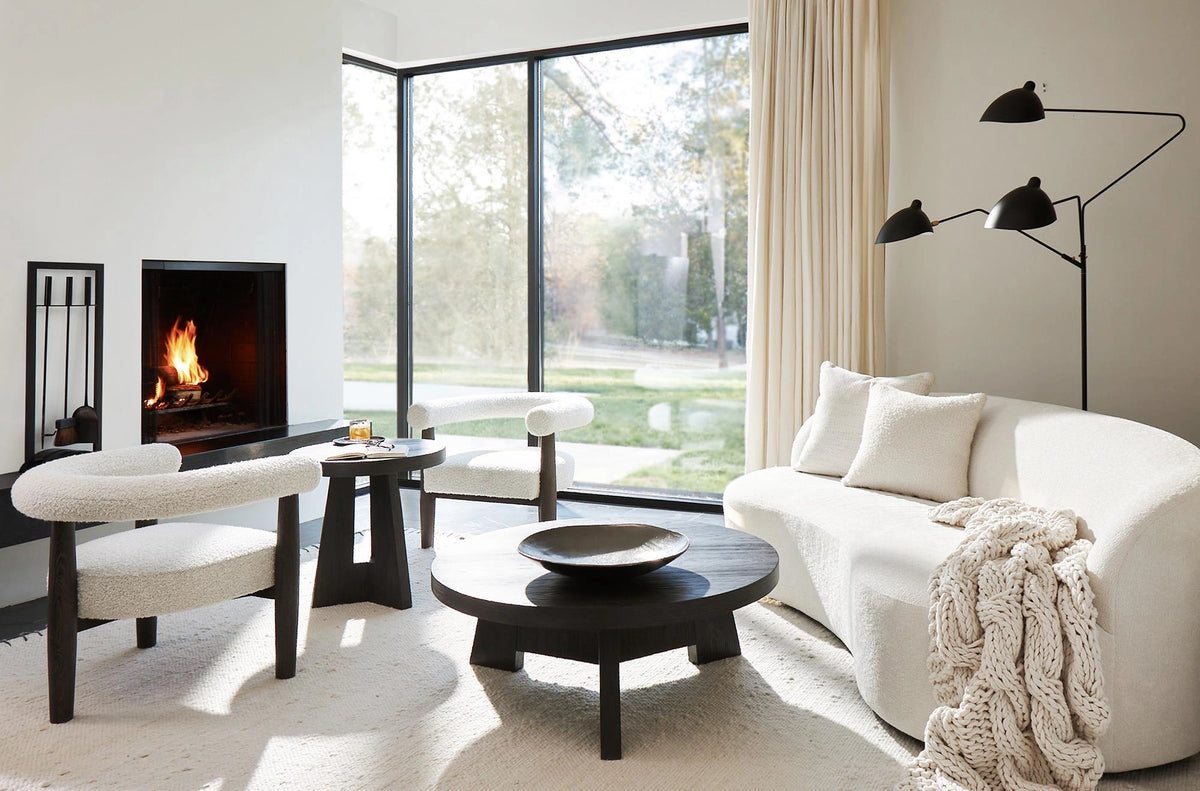 Elle Fabric Sofa Without Pillows