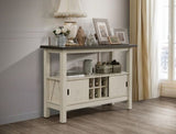 Crown Mark Maribelle Server in Chalk/Grey