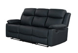 U6026 Pu 72A Reclining Sofa with LED