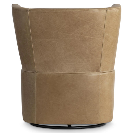 Oliver Leather Swivel Chair