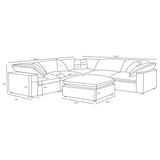 Raleigh Modular Sectionals Upholstered