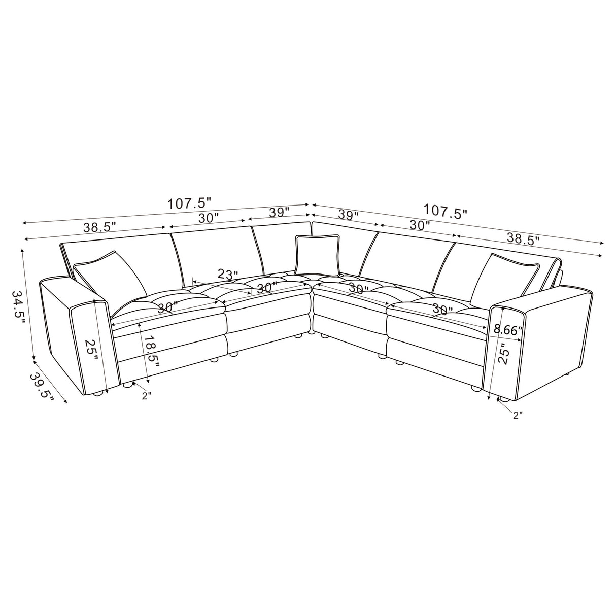 Atlantic Modular Sectionals