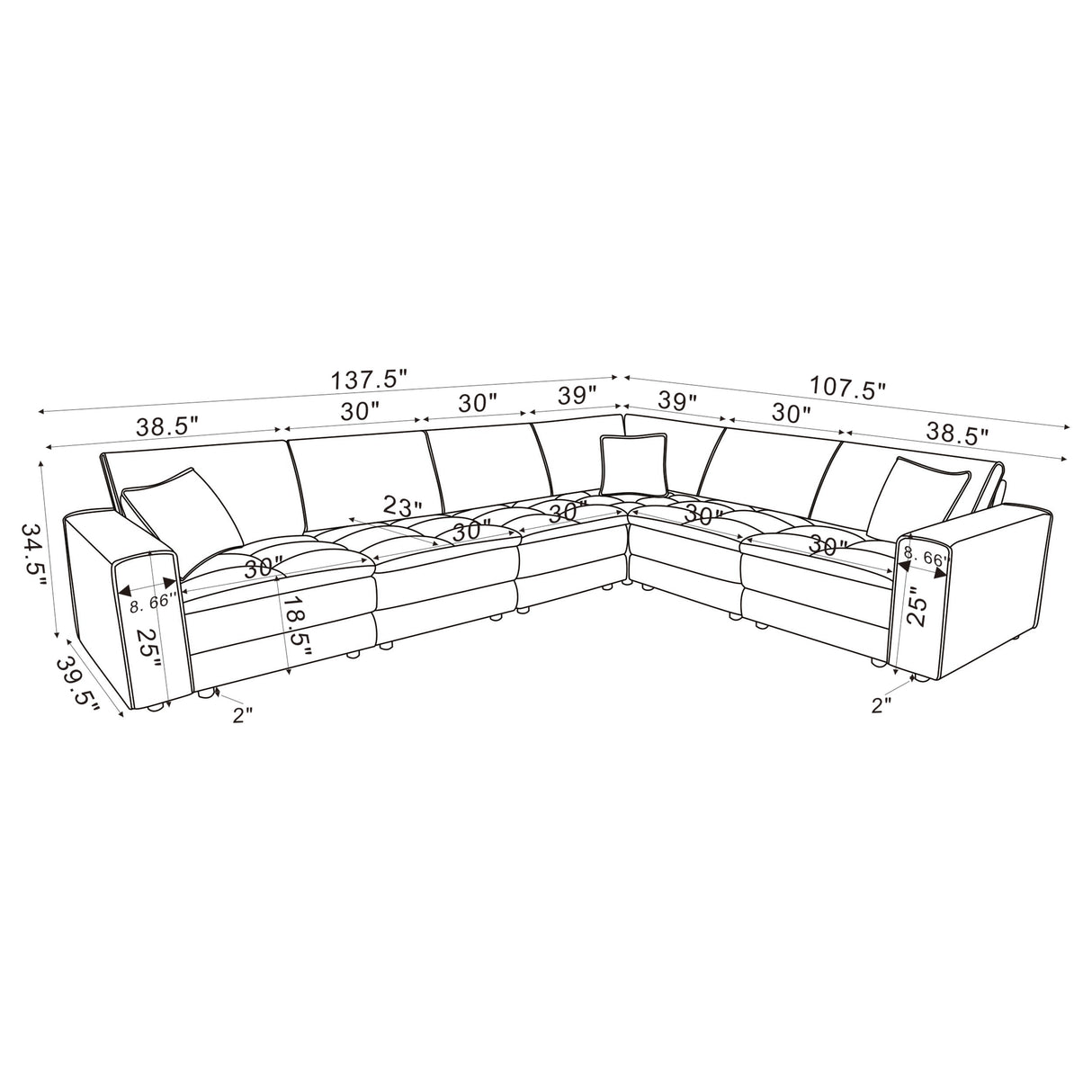 Atlantic Modular Sectionals