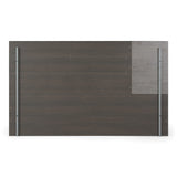 Palermo Italian Modern Faux Concrete & Grey Bed