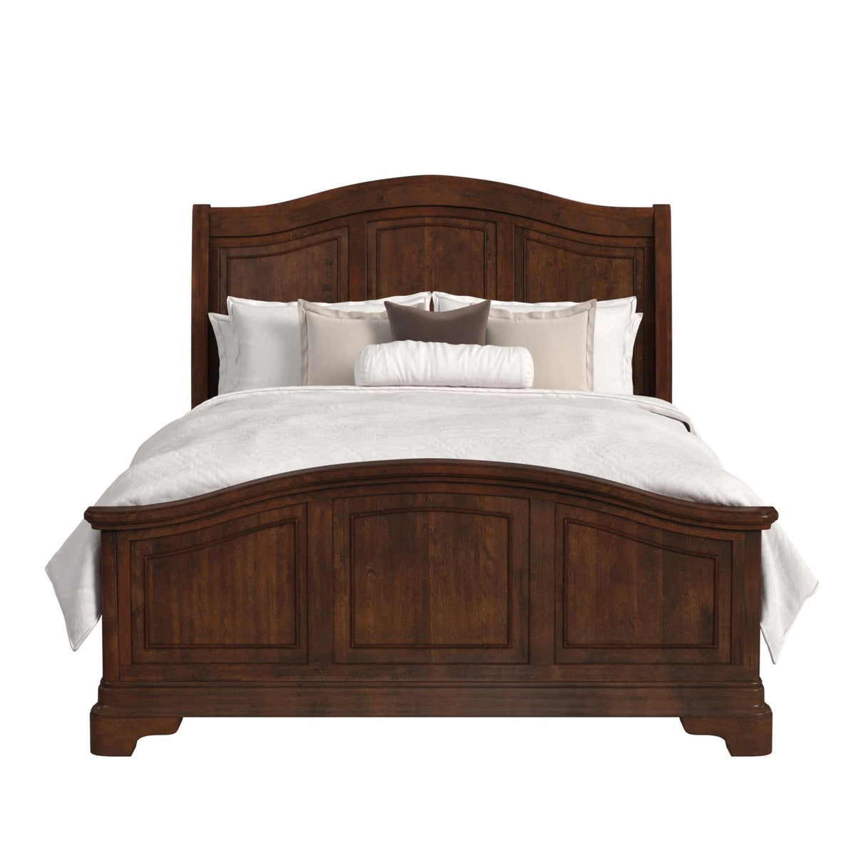Cameron Cherry Panel Bed