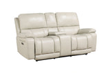 CICERO CONSOLE LOVESEAT W/ PWR FR & HR-CREAM