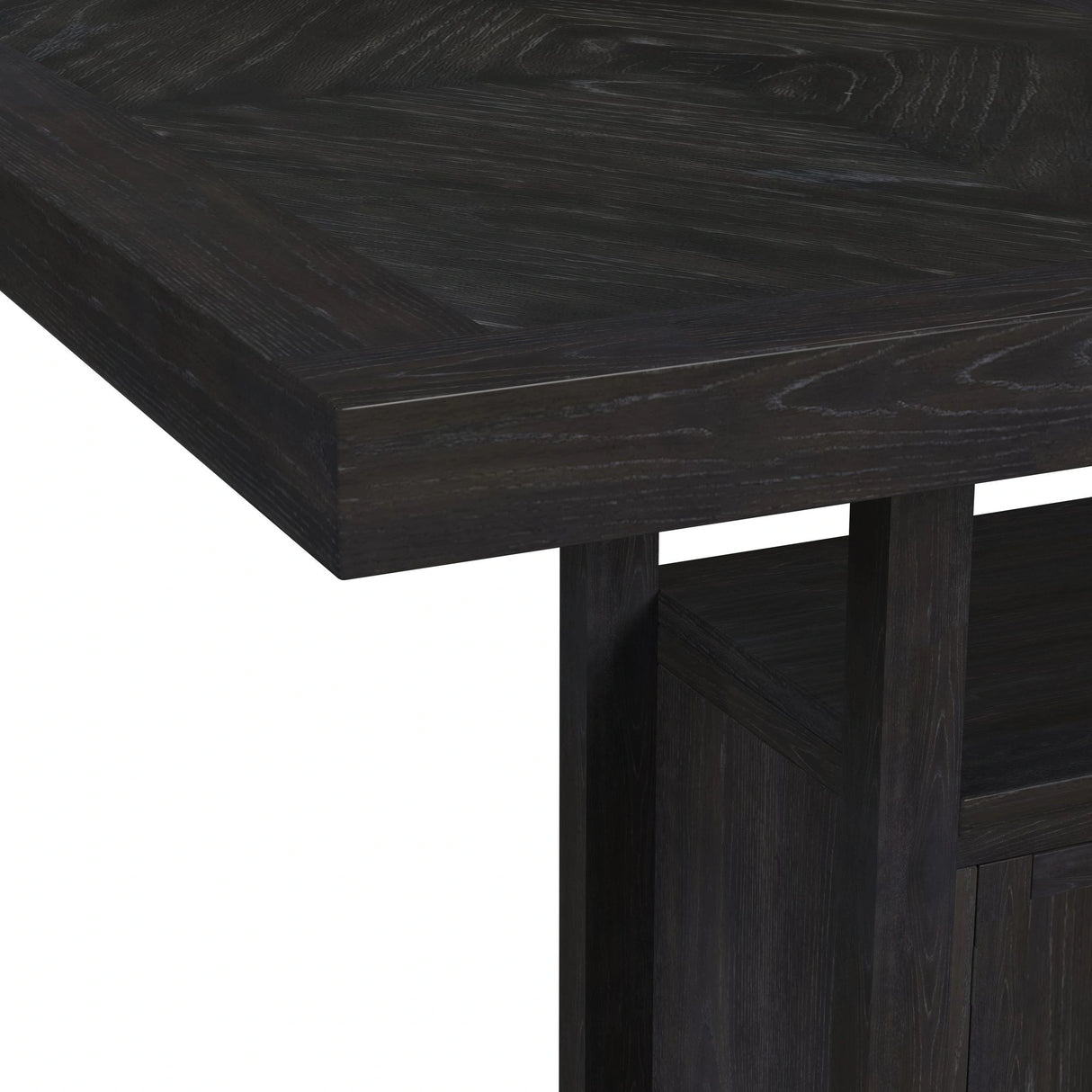 Transcend Dining Set in Charcoal